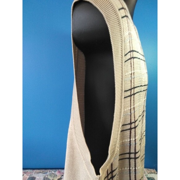 Bryon Nelson Tan Sweater Vest Men’s Size Large Golf 100%  Pima Cotton Stretch - Picture 6 of 9